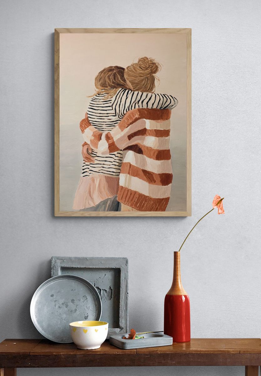Warm Embrace — Fine Art Print. — room view 3
