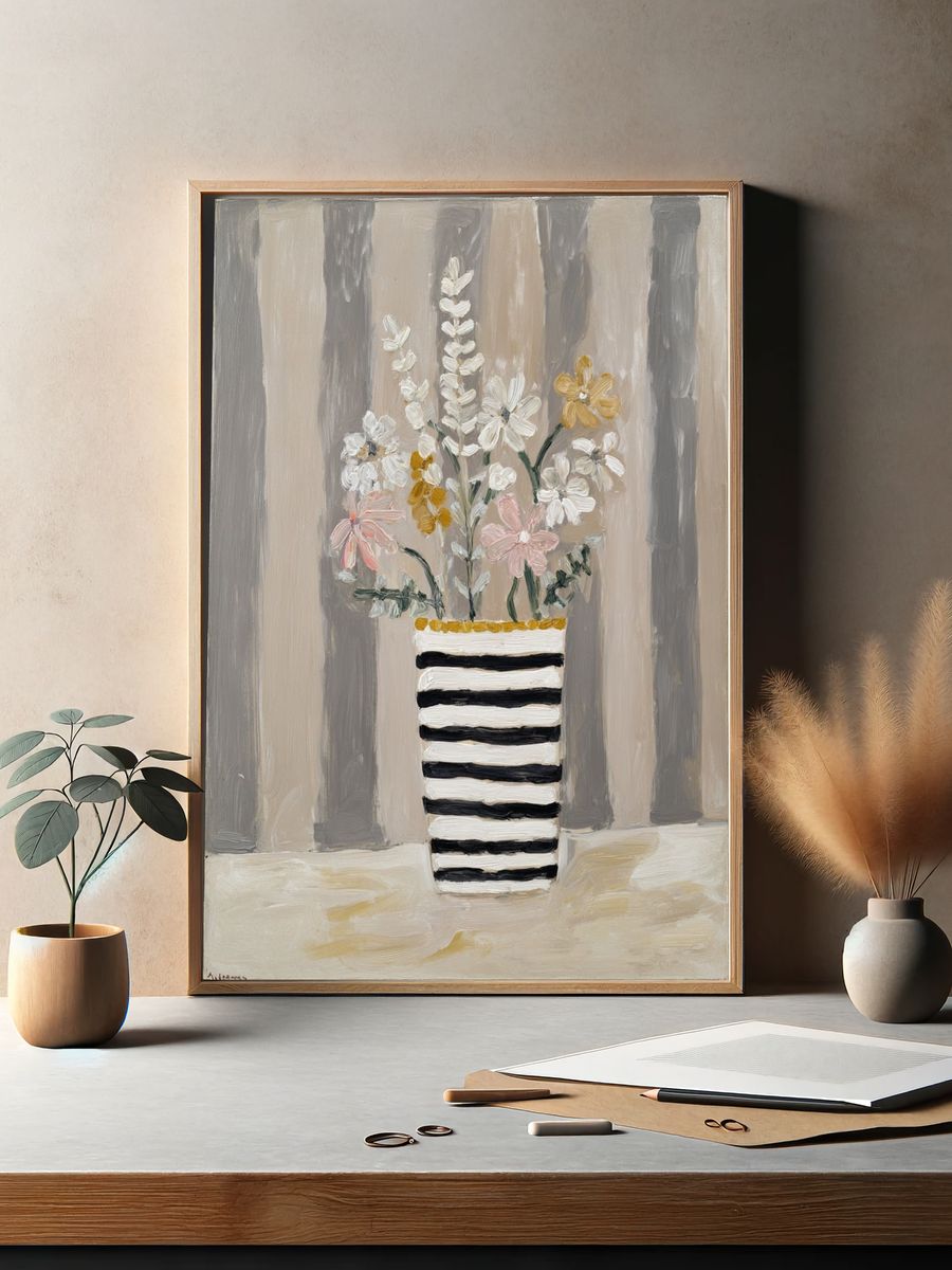 Floral Arrangement — Fine Art Print. — room view 2