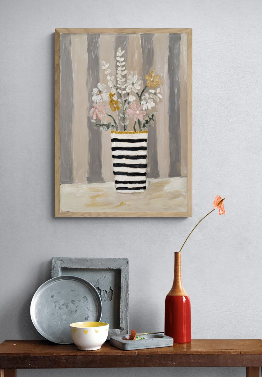 Floral Arrangement — Fine Art Print. — room view 3