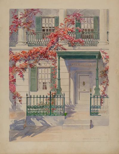 Charming Victorian House — Fine Art Print. poster