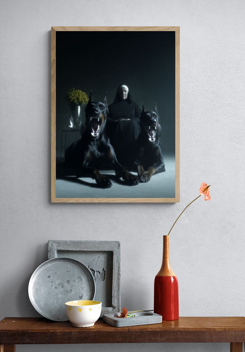 Guardians of the Night — Fine Art Print. — room view 3
