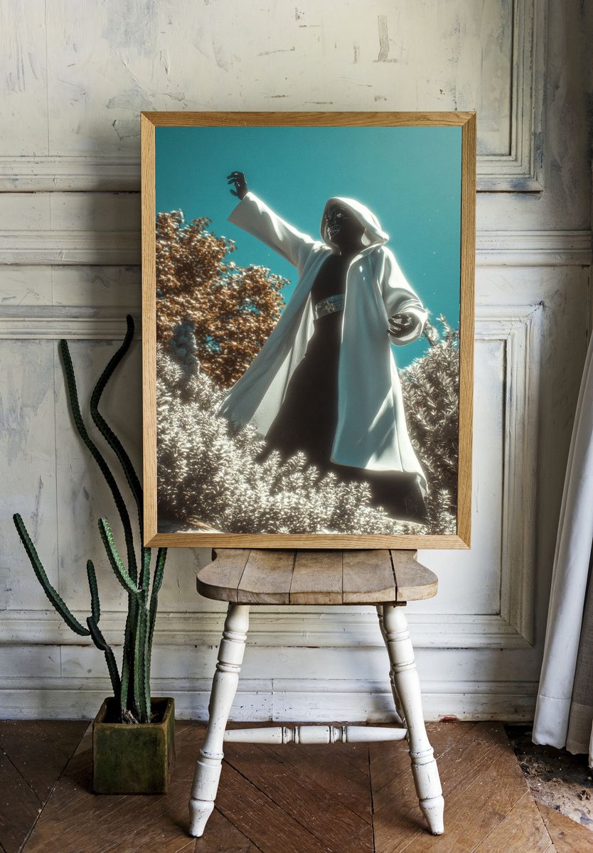 Mystical Figure in Nature — Fantasy Print. — room view 1