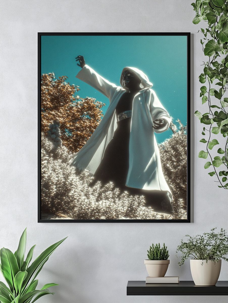 Mystical Figure in Nature — Fantasy Print. — room view 4