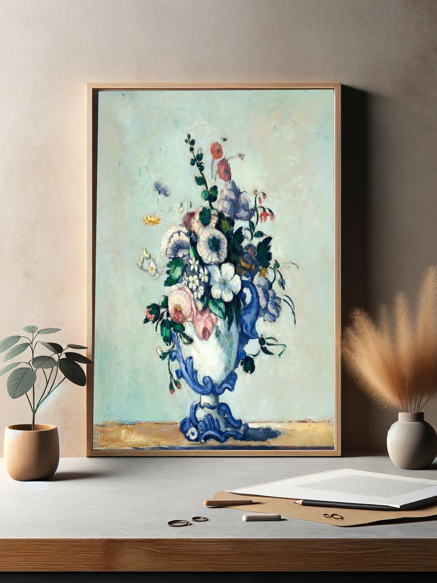 Paul Cézanne 's Rococo Vase. — room view 2
