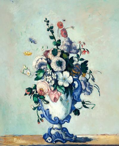 Paul Cézanne 's Rococo Vase. poster print