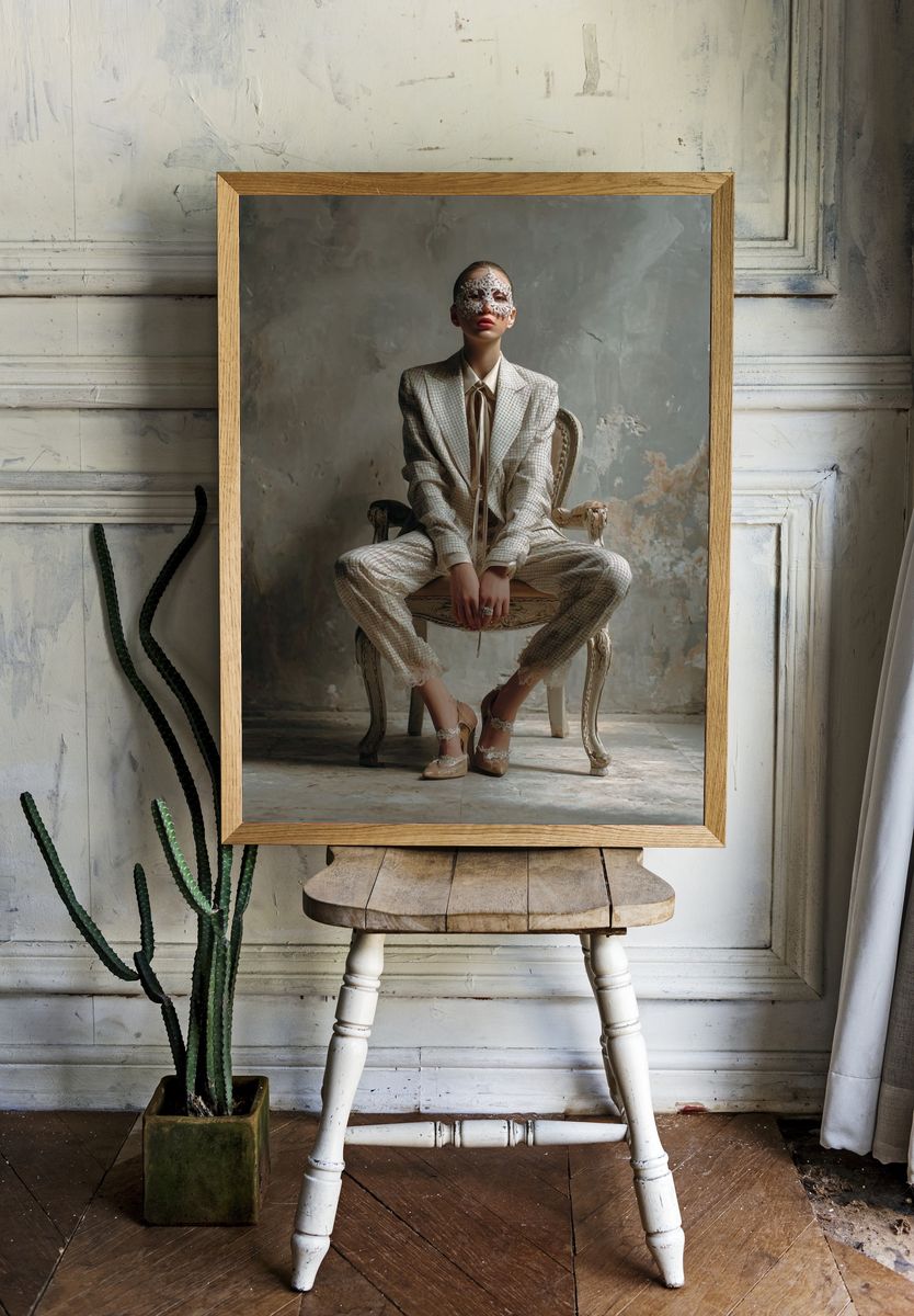 Fashion Portrait — Fine Art Print. — room view 1
