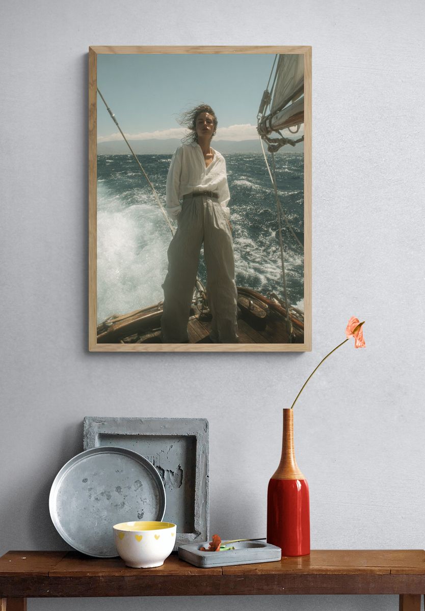 Sailing in the Breeze — Fashion Photography Poster. — room view 3