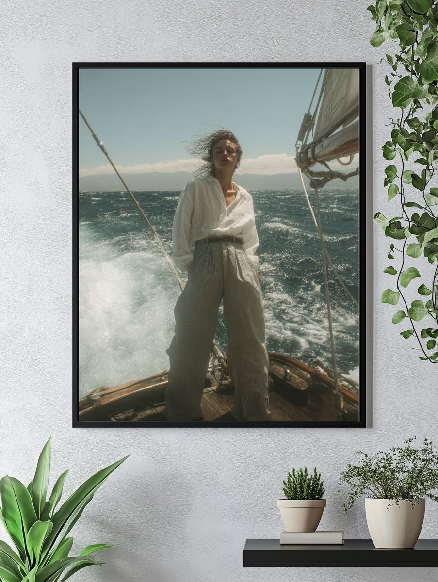 Sailing in the Breeze — Fashion Photography Poster. — room view 4