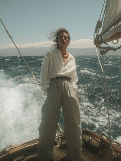 Sailing in the Breeze — Fashion Photography Poster. poster print
