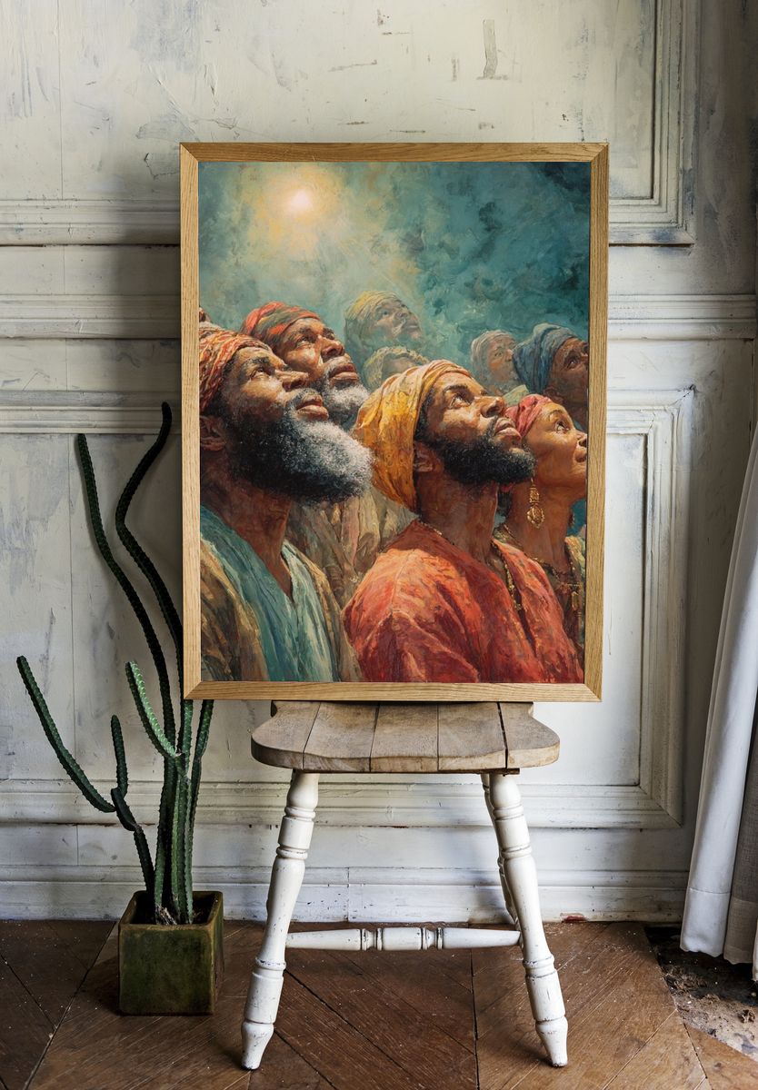 Hopeful Souls — Fine Art Print. — room view 1