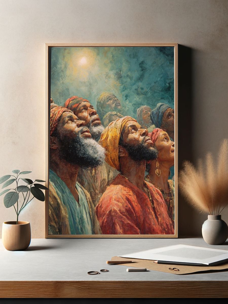 Hopeful Souls — Fine Art Print. — room view 2