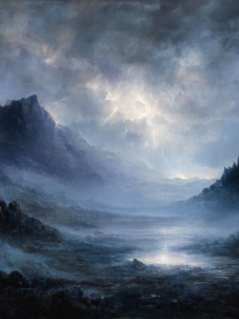 Mysterious Landscape — Fine Art Print. poster — fine-art art