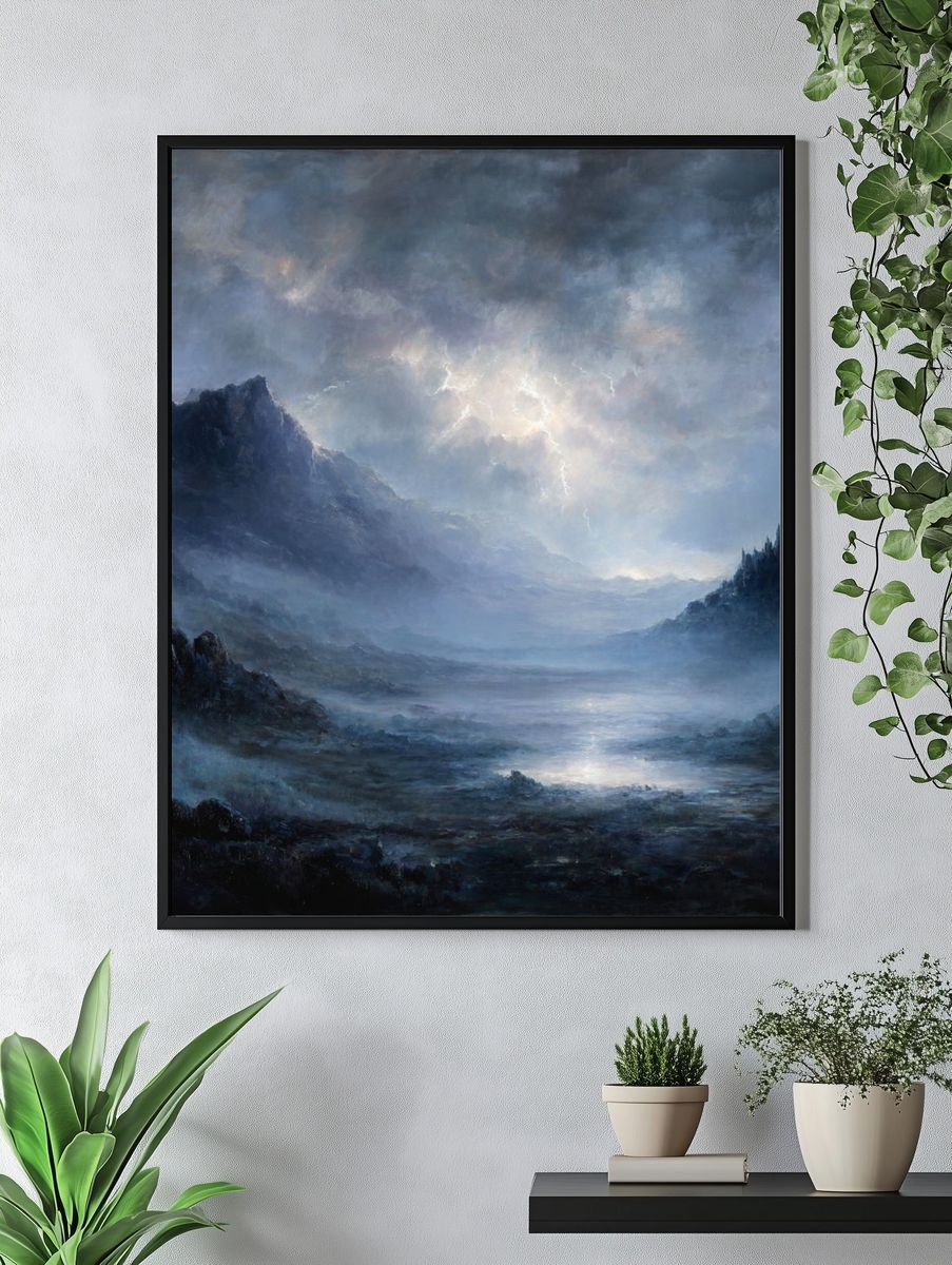 Mysterious Landscape — Fine Art Print. — room view 4