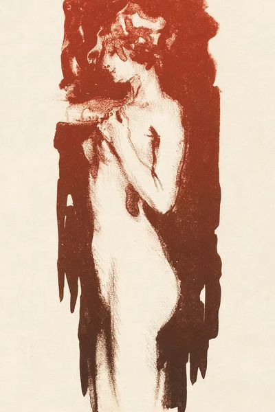 Elegant Female Figure — Fine Art Print. poster print