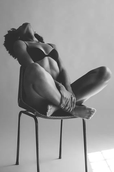 Elegant Nude Portrait — Fine Art Print. poster