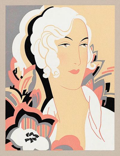 Cover fashion magazine (1931) fashion. poster
