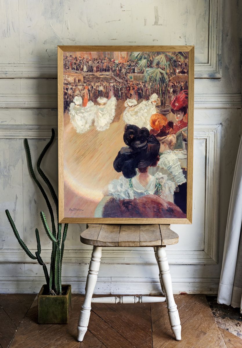 Elegant Ball at the Opera — Fine Art Print. — room view 1