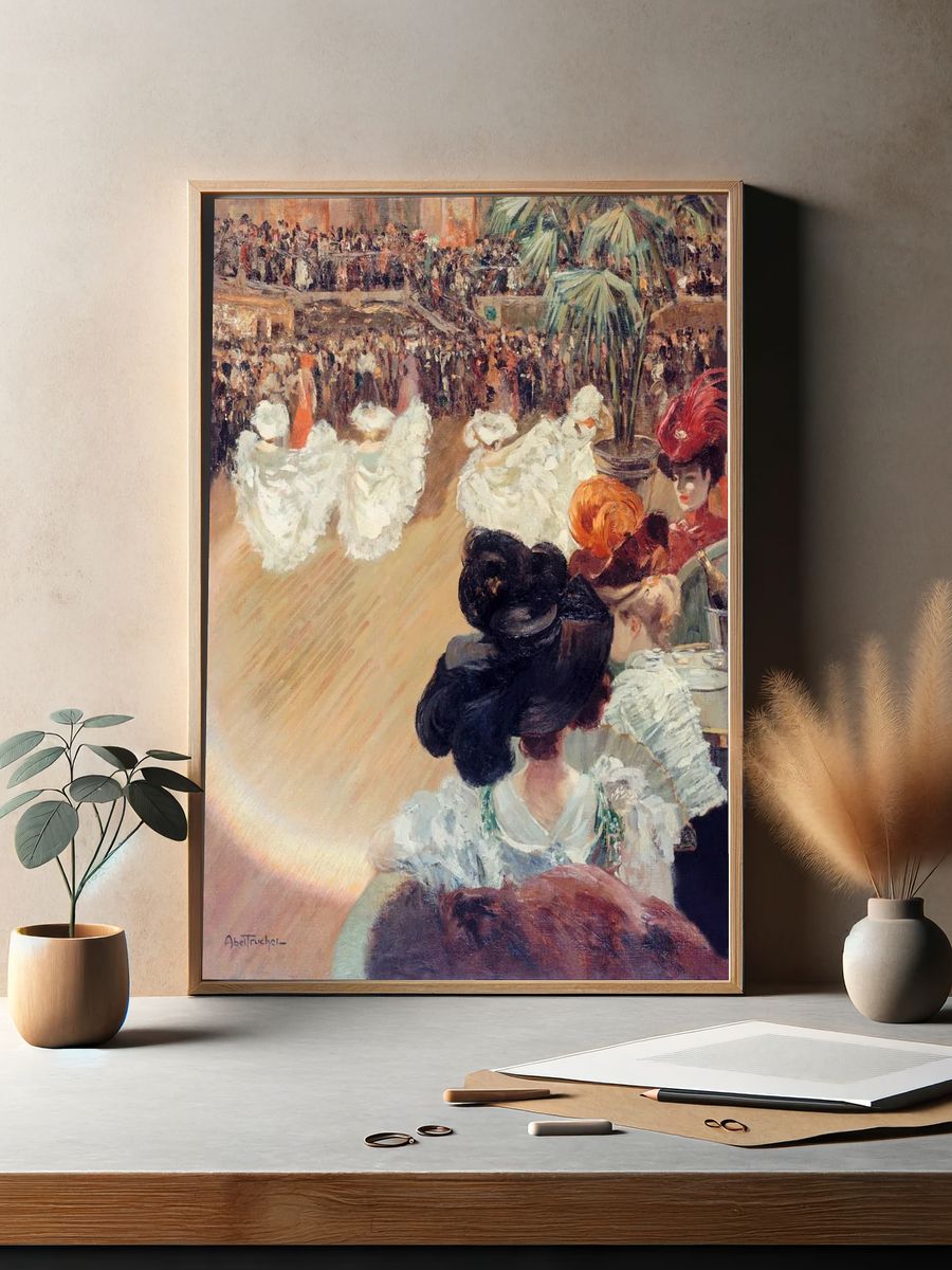 Elegant Ball at the Opera — Fine Art Print. — room view 2