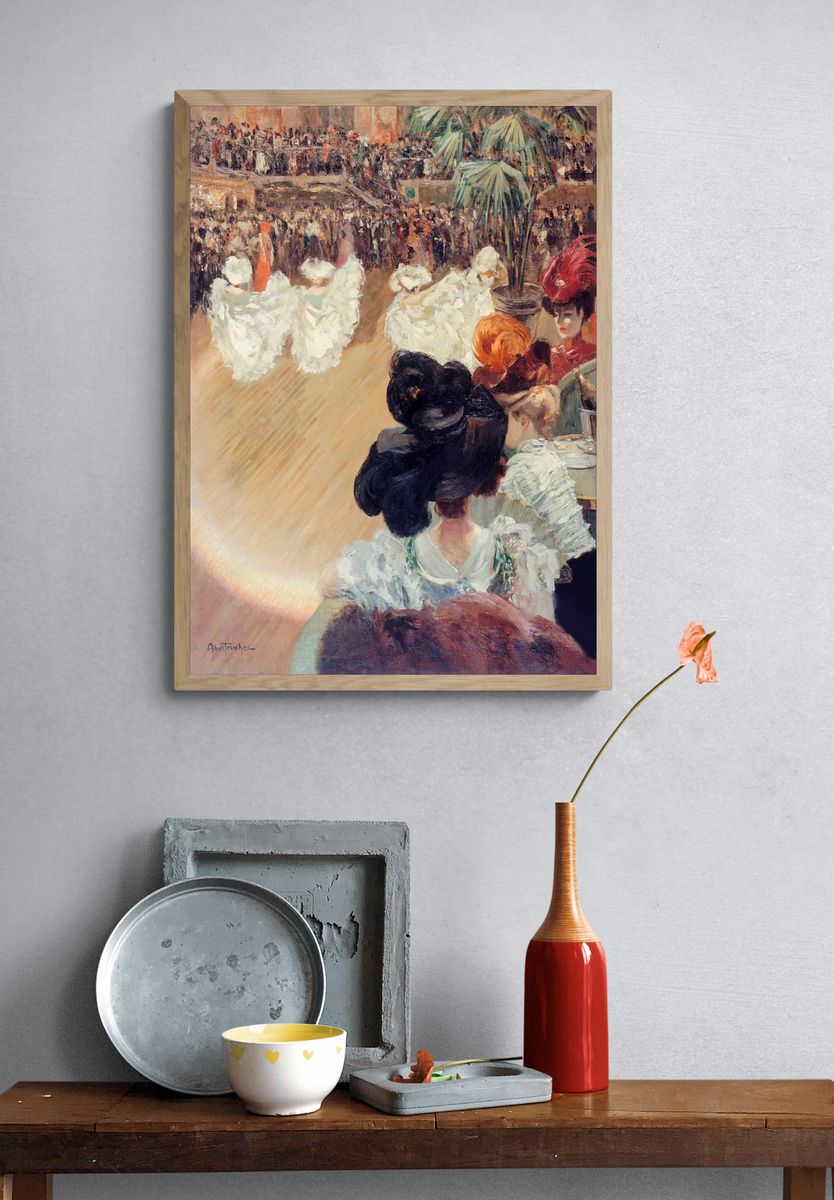 Elegant Ball at the Opera — Fine Art Print. — room view 3