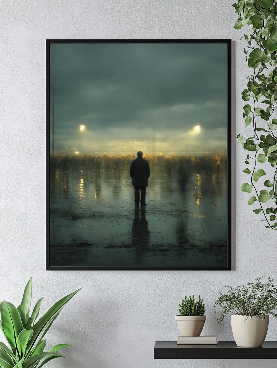 Lonely Spectator — Fine Art Print. — room view 4