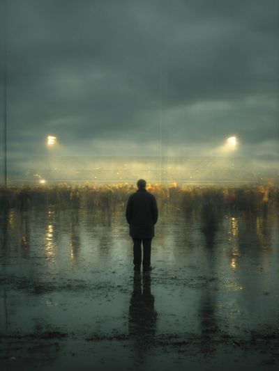 Lonely Spectator — Fine Art Print. poster print