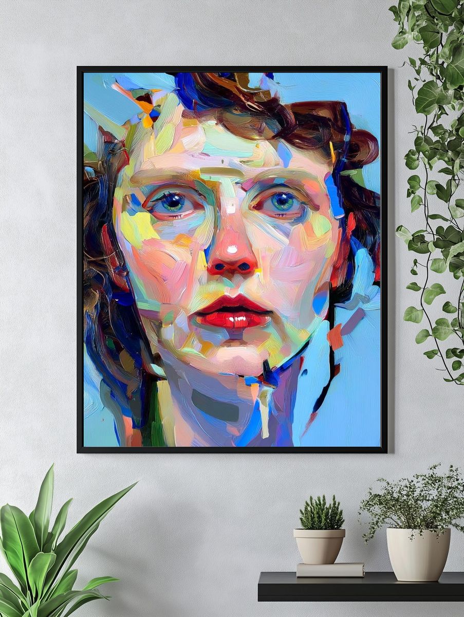 Vibrant Portrait — Fine Art Print. — room view 4