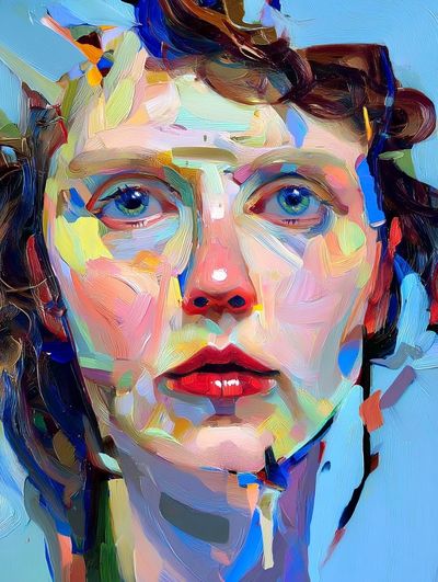 Vibrant Portrait — Fine Art Print. poster print