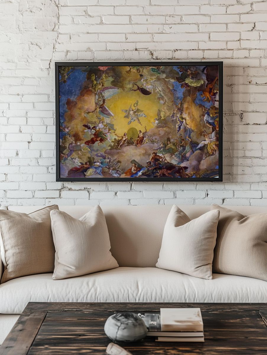 Heavenly Ascension — Fine Art Print. — room view 1