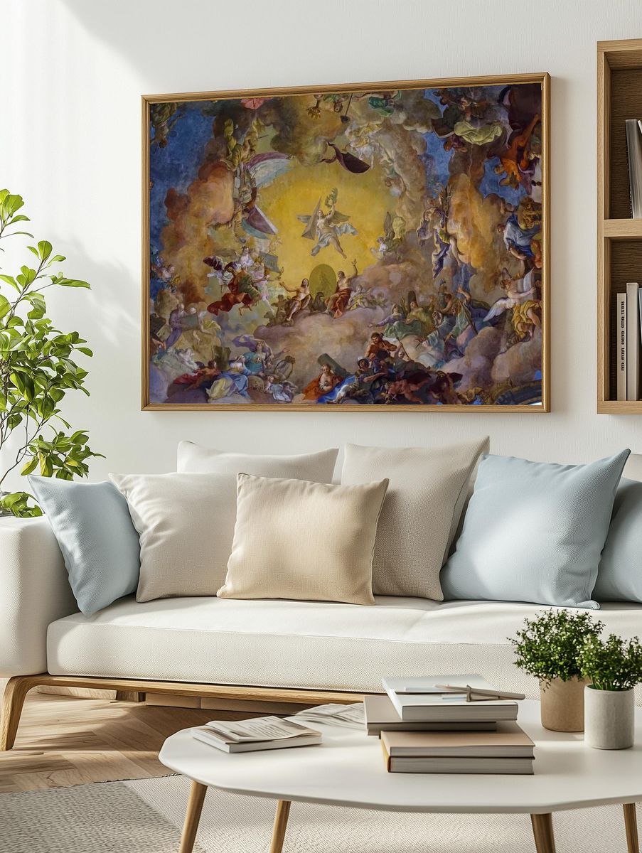Heavenly Ascension — Fine Art Print. — room view 2