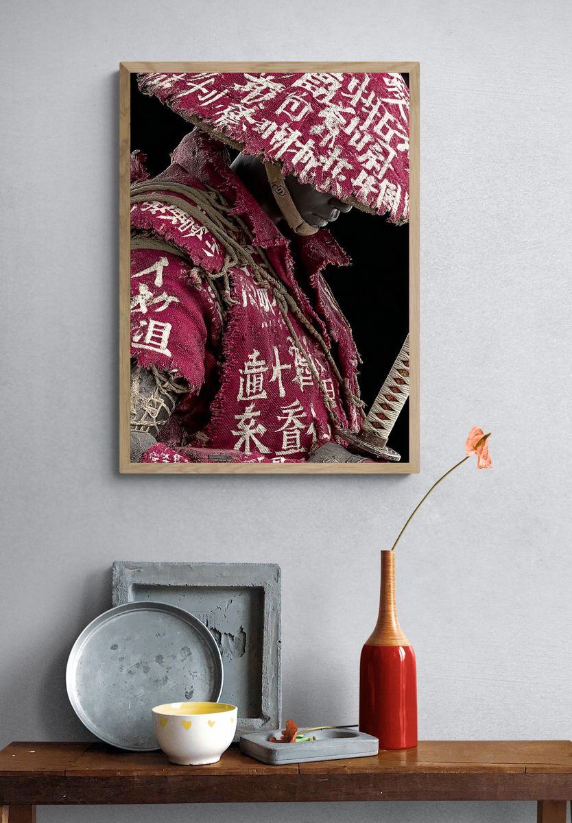 Samurai Warrior — Fine Art Print. — room view 3