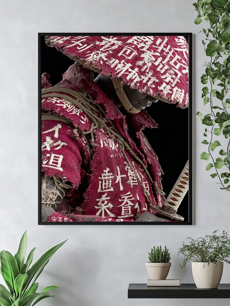 Samurai Warrior — Fine Art Print. — room view 4
