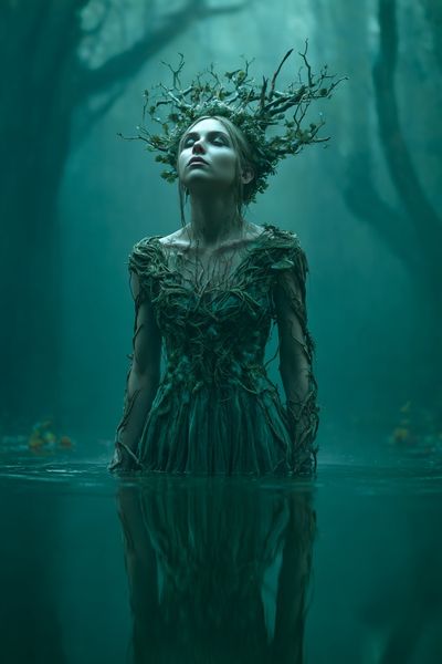 Enchanted Forest Spirit — Fine Art Print. poster print