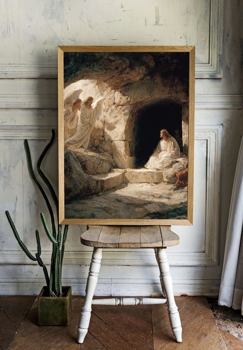 Angel at the Tomb — Fine Art Print. — room view 1