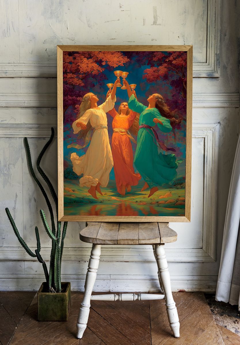 Celebration of Life — Fine Art Print. — room view 1