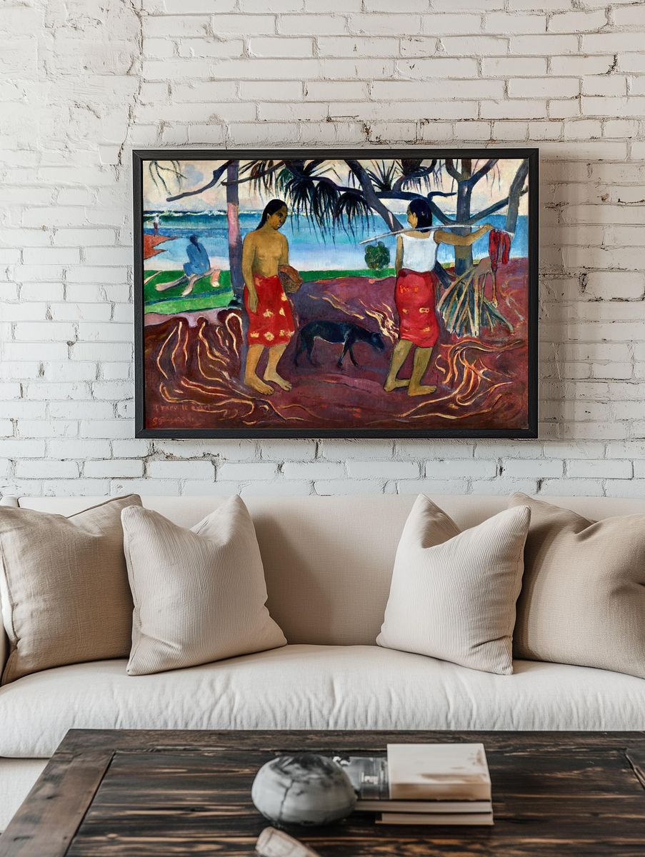 Tahiti Beach Scene — Fine-Art Print room preview
