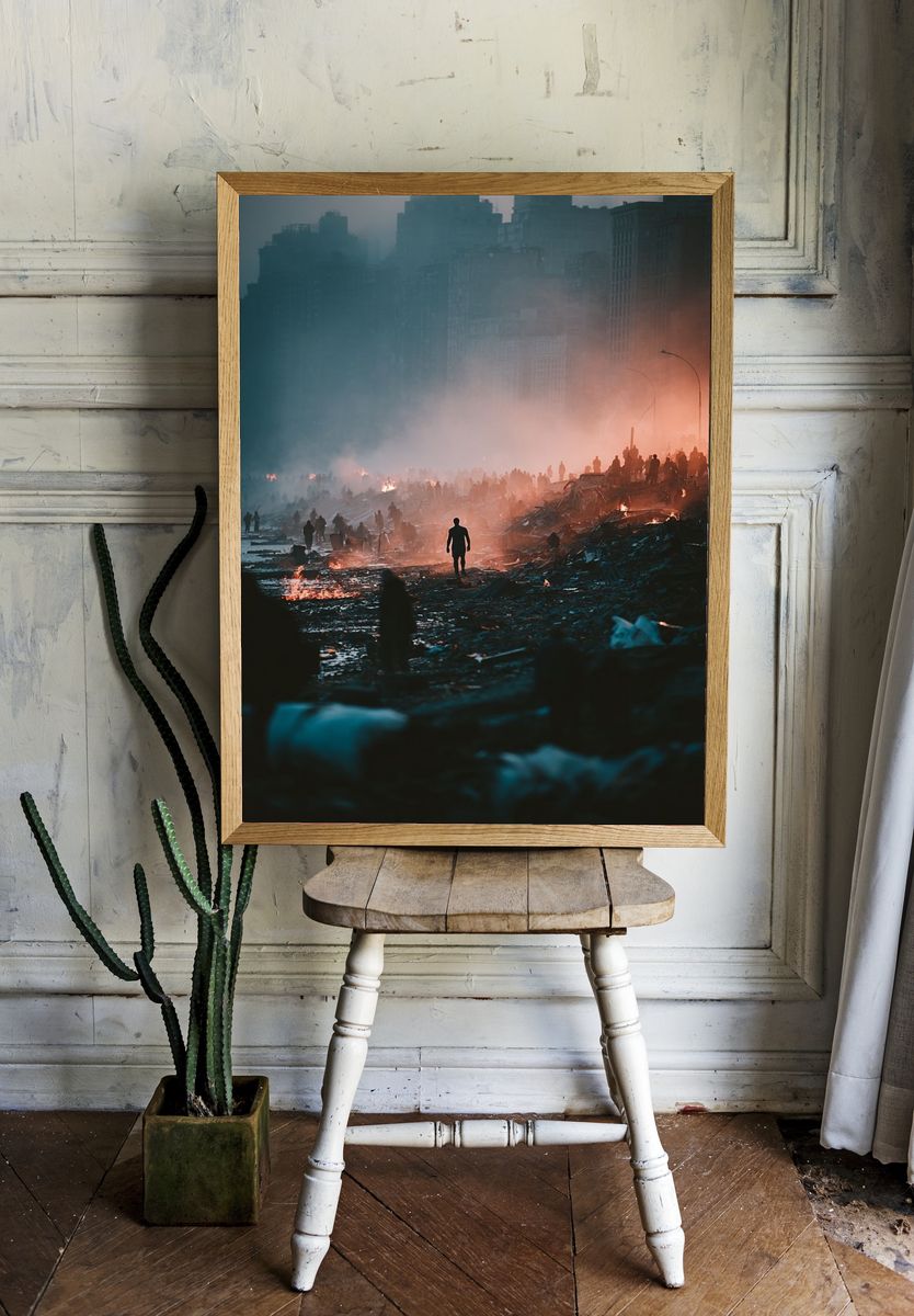 Urban Dystopia — Fine Art Print. — room view 1