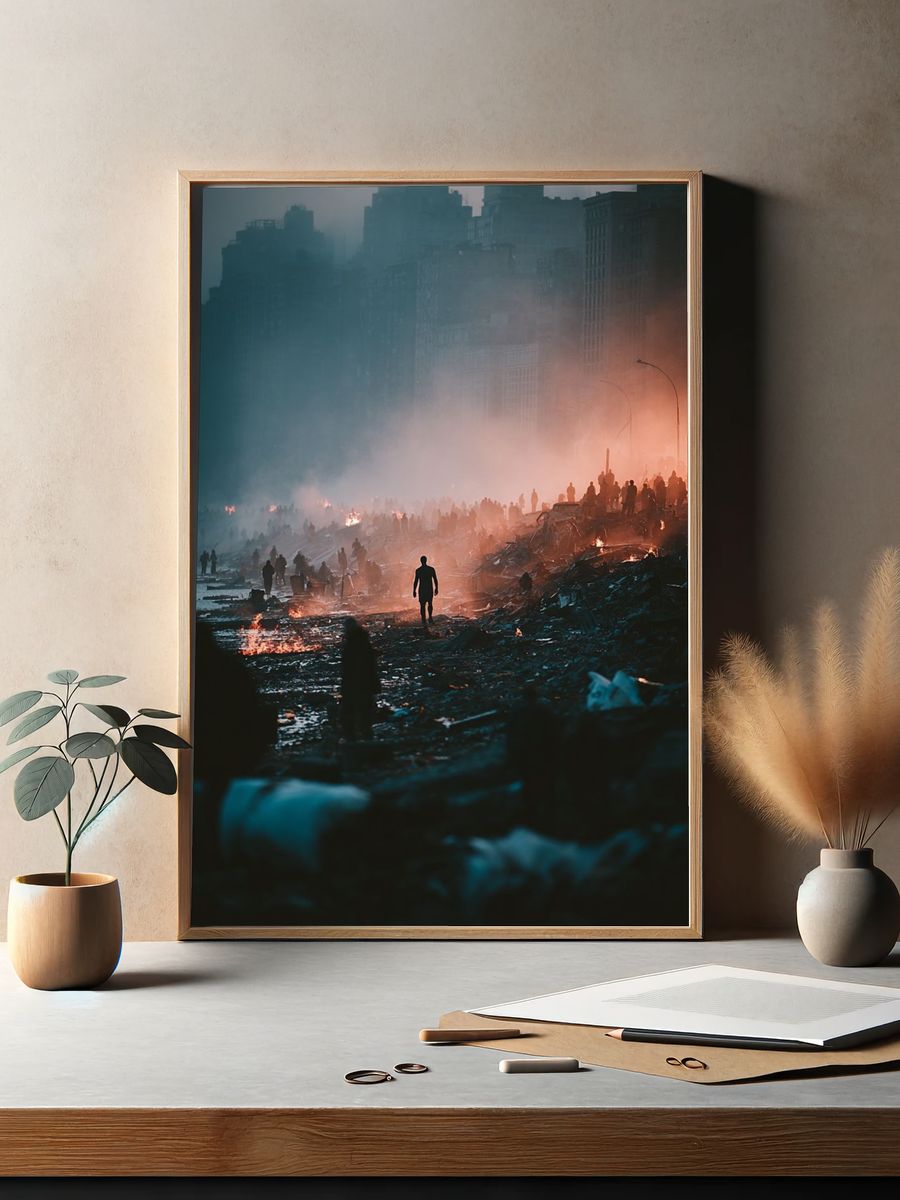 Urban Dystopia — Fine Art Print. — room view 2