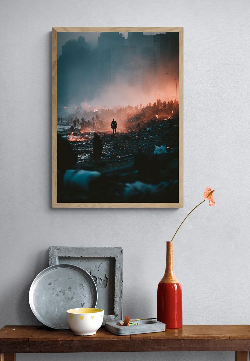 Urban Dystopia — Fine Art Print. — room view 3