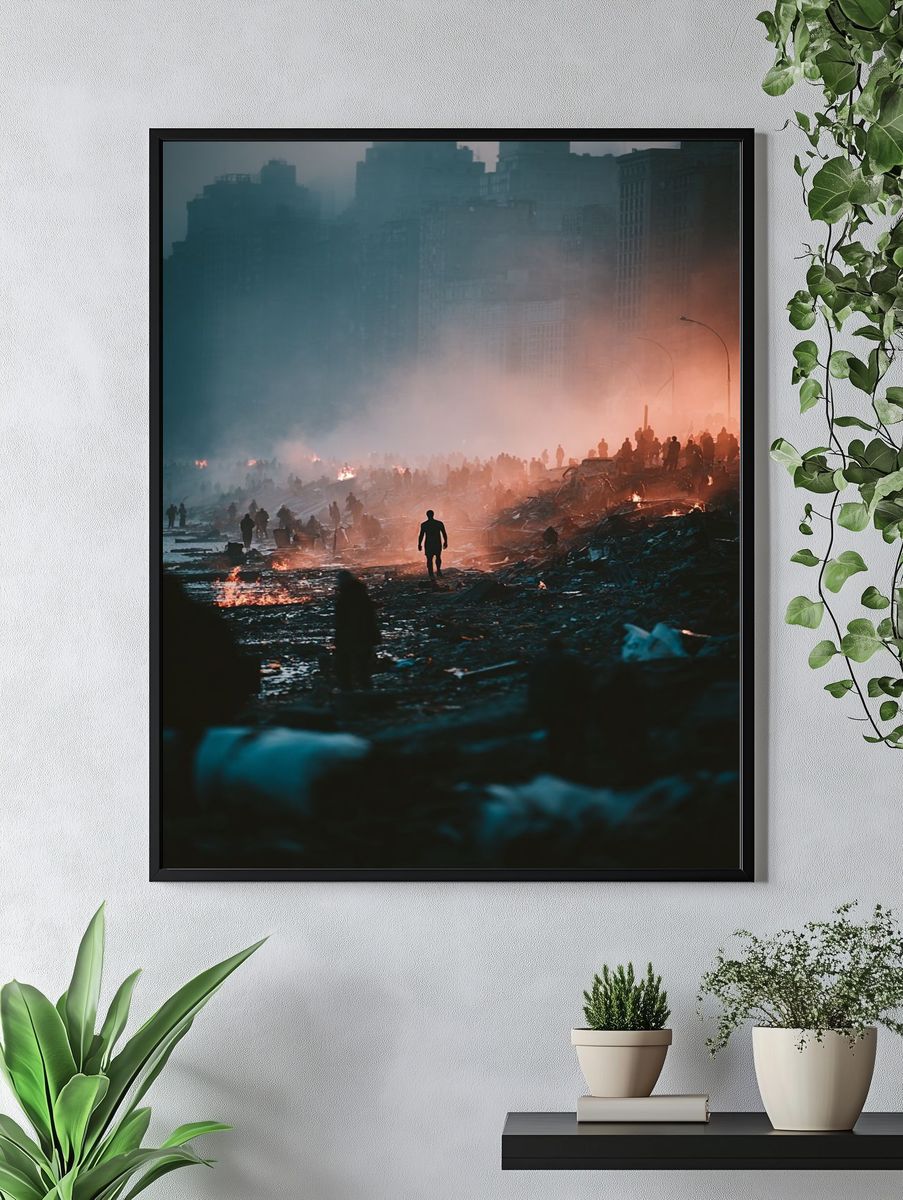 Urban Dystopia — Fine Art Print. — room view 4
