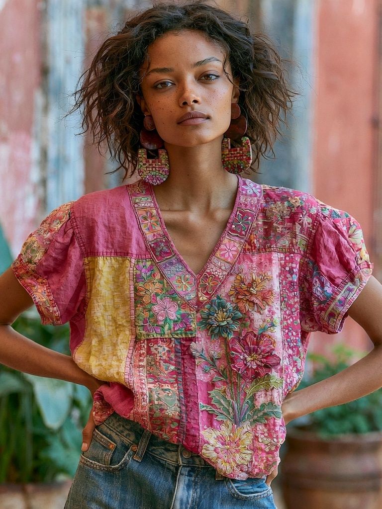 Boho Fashion Portrait Poster. poster — photography art