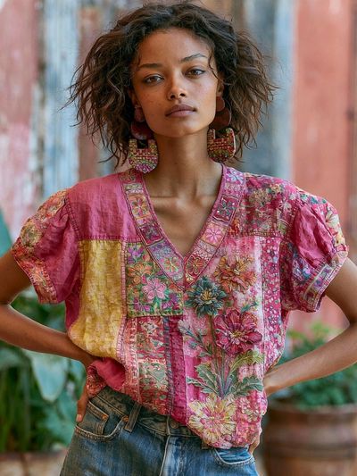 Boho Fashion Portrait Poster. poster print