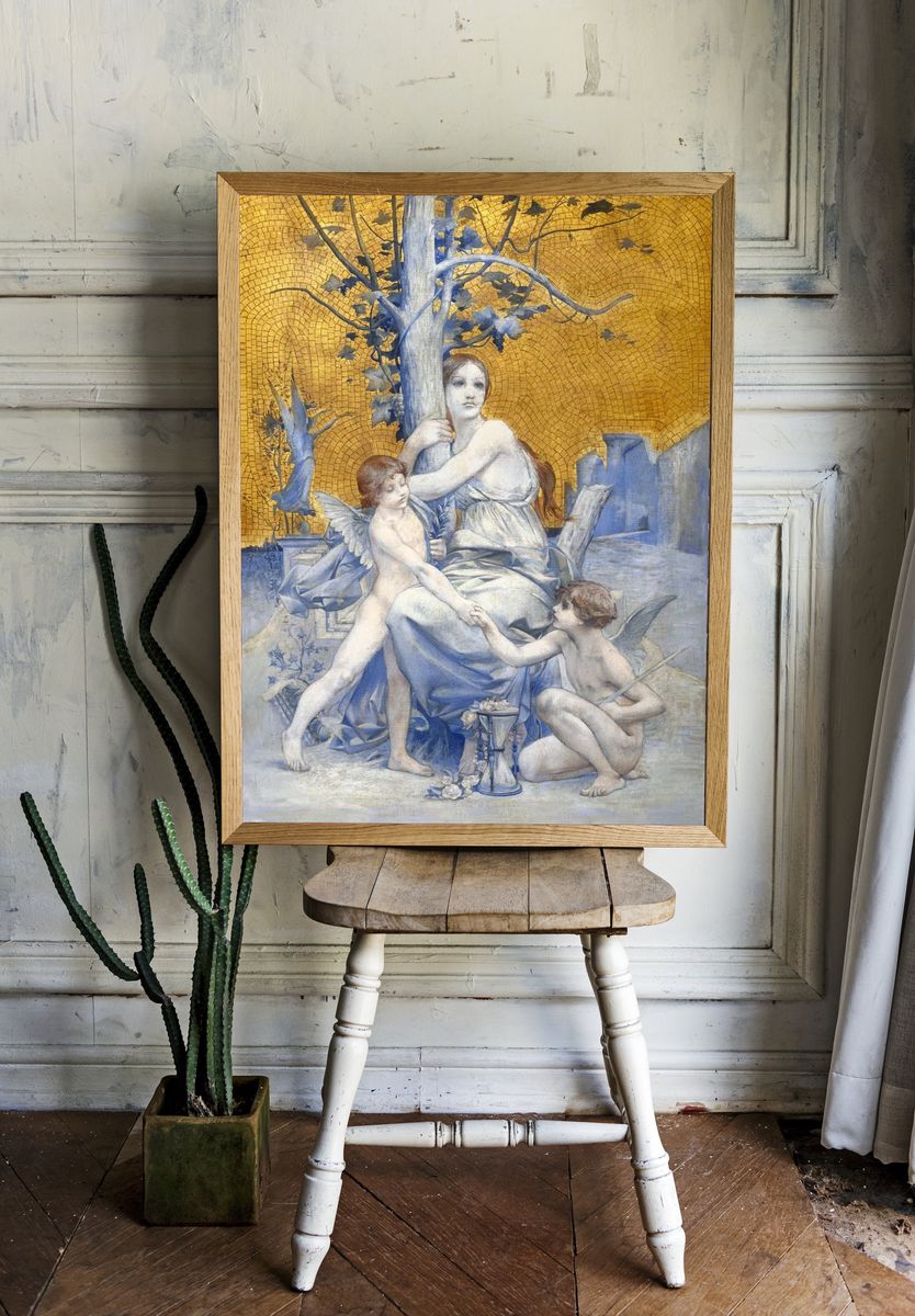 Allegory Time (1896) painting high. — room view 1