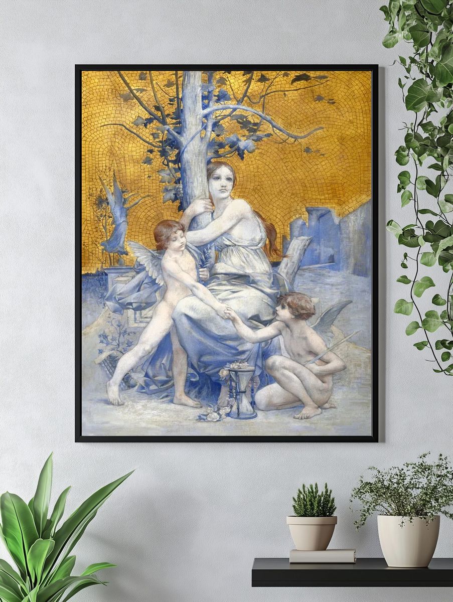 Allegory Time (1896) painting high. — room view 4