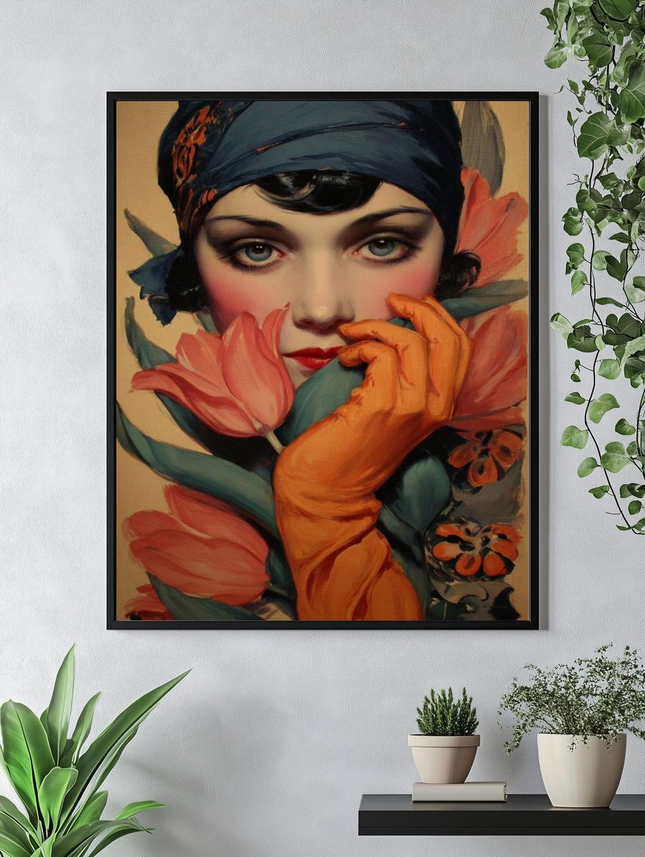 Floral Portrait Fine-Art Print. — room view 4