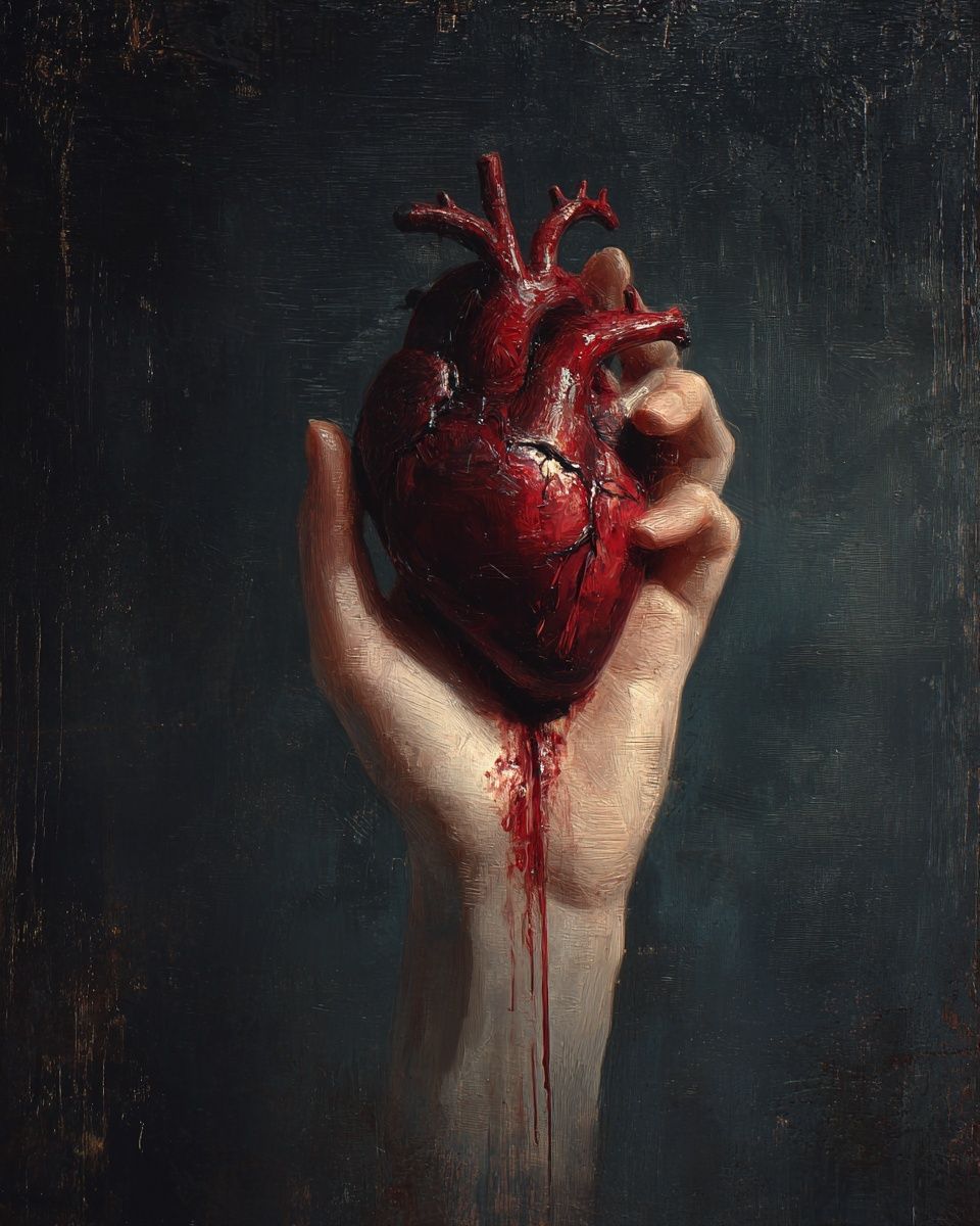 Heart in Hand — Fine Art Print. poster detail