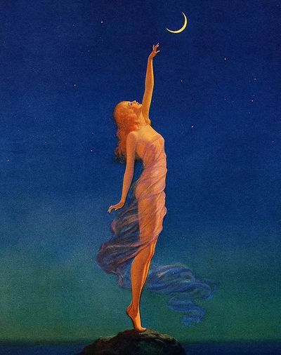 Reaching for the Moon — Fine Art Print. poster print