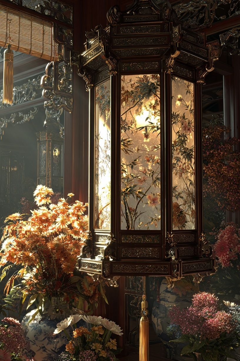Elegant Lantern — Fine Art Print. poster — fine-art art