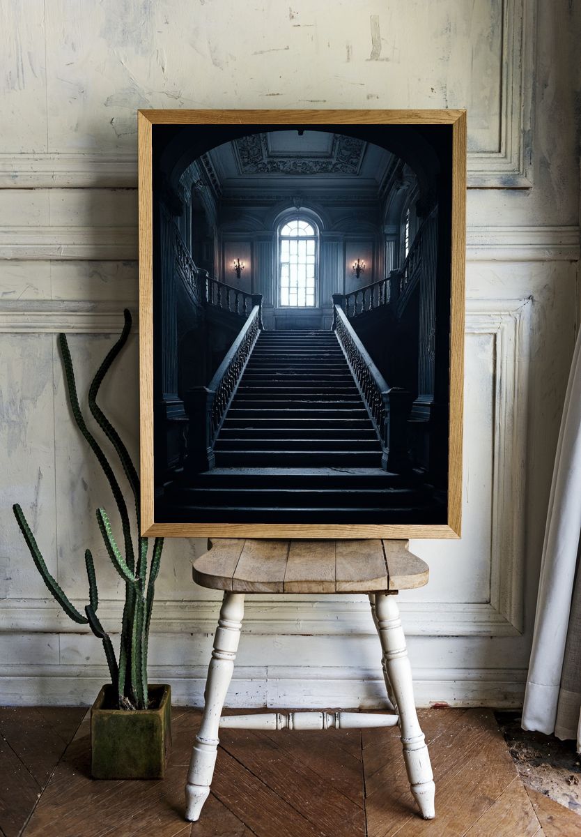 Grand Staircase — Fine Art Print. — room view 1