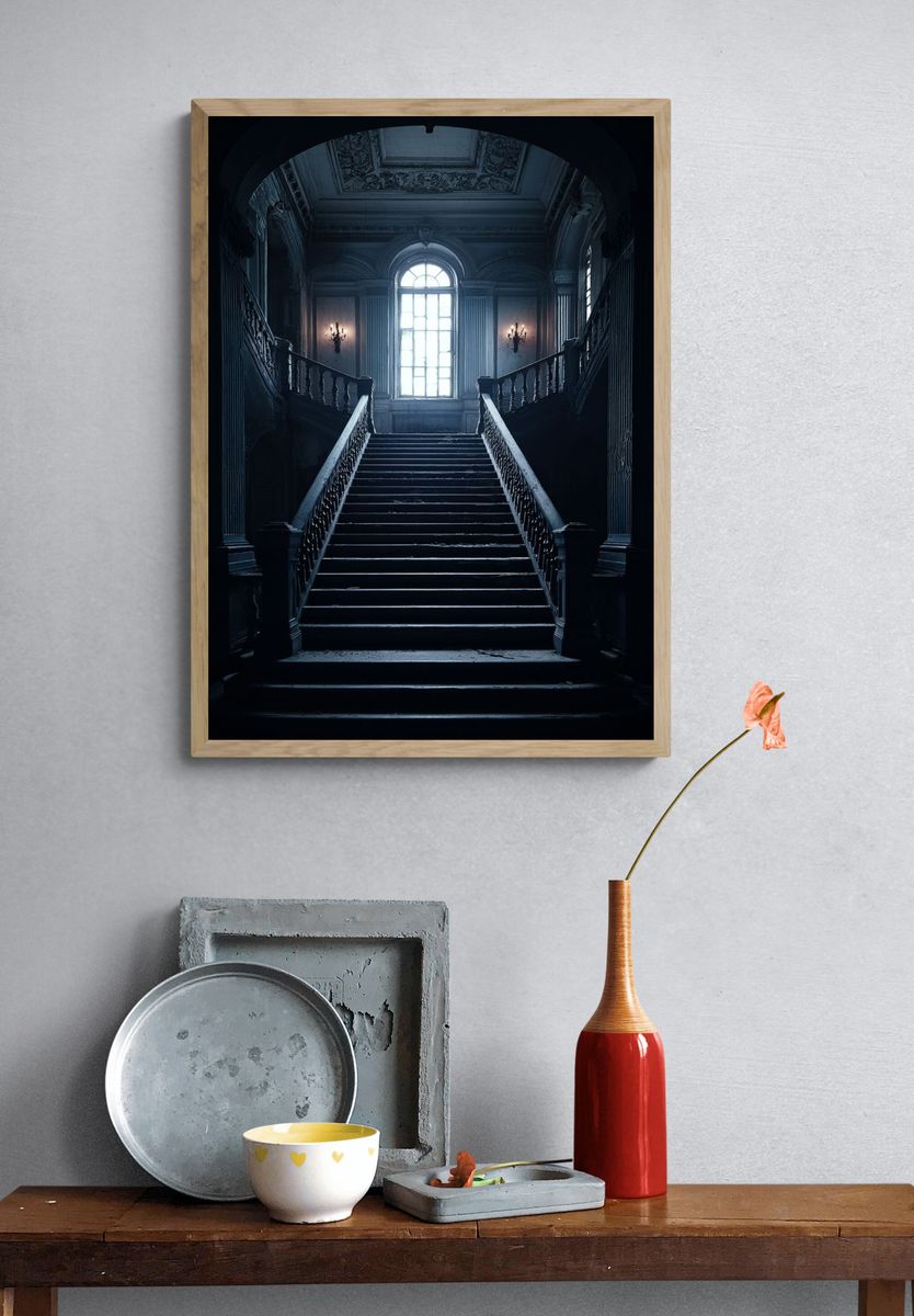 Grand Staircase — Fine Art Print. — room view 3