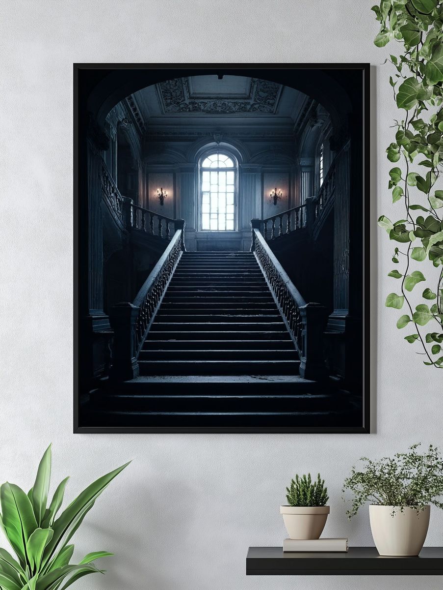 Grand Staircase — Fine Art Print. — room view 4